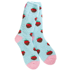 Spring Crew Socks - Chocolate Strawberries