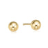 Classic 8mm Ball Stud Earrings - Gold - enewton