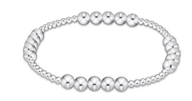 Enewton Classic Blissful Pattern 2.5mm Bead Bracelet - 5mm Sterling