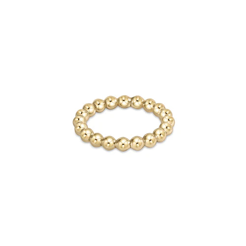 Classic Gold 3mm Bead Ring - Enewton