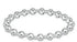 Classic Grateful Pattern 6mm Bead Bracelet - Sterling