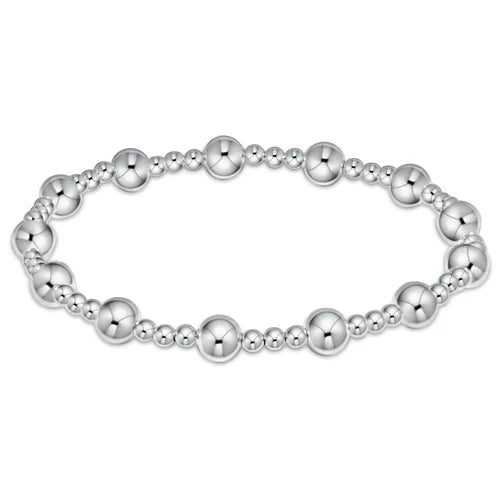 Enewton Classic Sincerity Pattern 6mm Bead Bracelet - Sterling