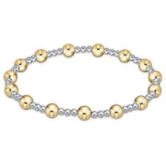 Enewton Classic Sincerity Pattern 5mm Bead Bracelet - Mixed Metal
