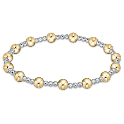 Enewton Classic Sincerity Pattern 5mm Bead Bracelet - Mixed Metal