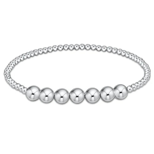 Enewton Classic Sterling Beaded Bliss 3mm Bead Bracelet - 6mm Sterling