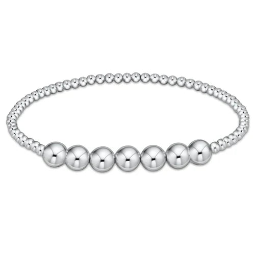 Enewton Classic Sterling Beaded Bliss 3mm Bead Bracelet - 6mm Sterling