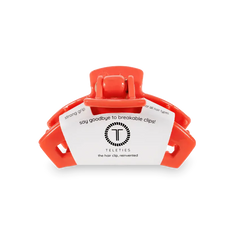 TELETIES Coral Tiny Clip Front View