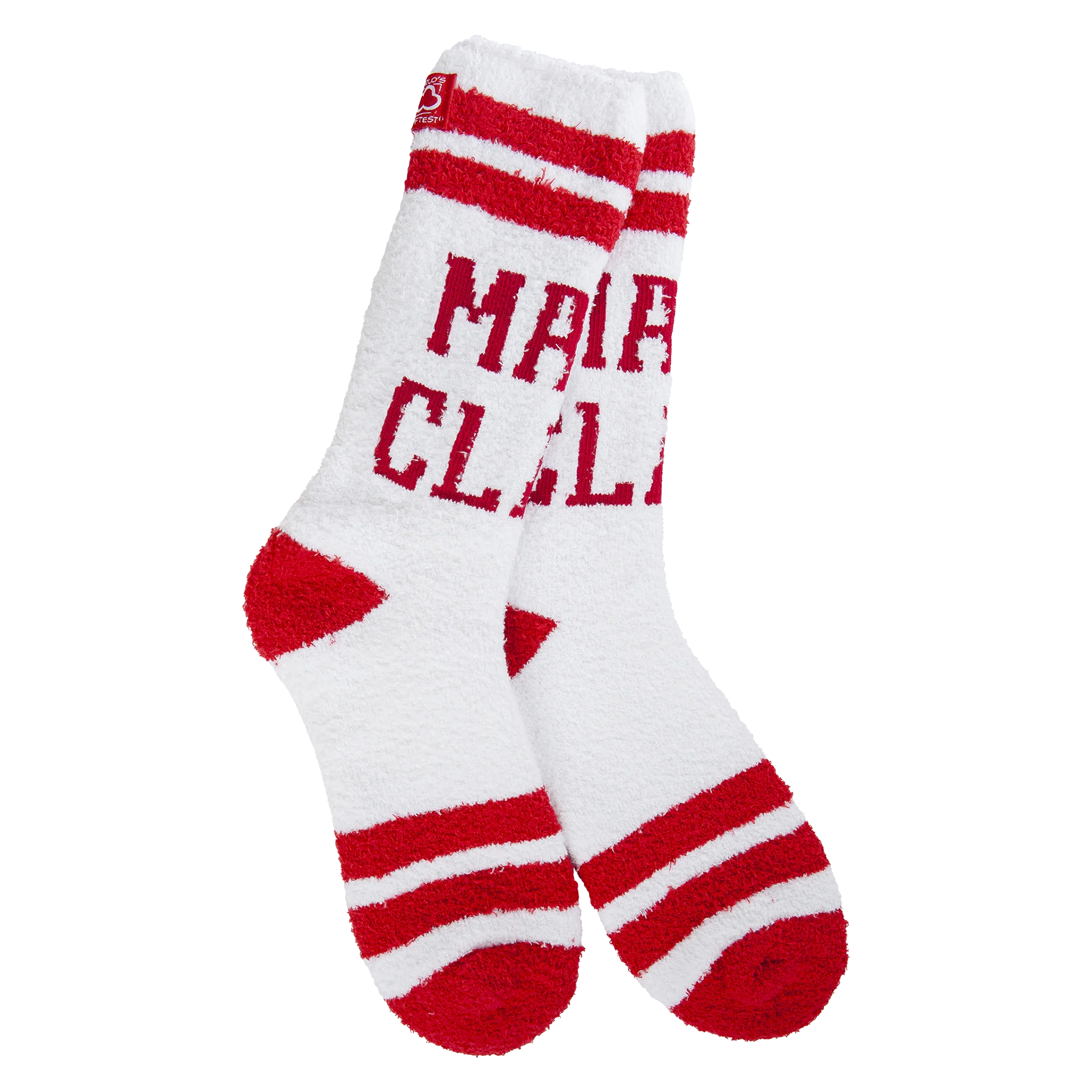 World's Softest Socks Cozy Crew Socks - Mama Claus