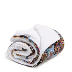 Cozy Life Throw Blanket Provence Paisley Sherpa View