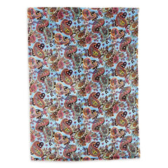 Cozy Life Throw Blanket Provence Paisley Flat View