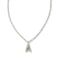 Kendra Scott Crystal Letter "A" Short Pendant Necklace.