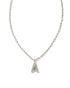 Kendra Scott Crystal Letter "A" Short Pendant Necklace.