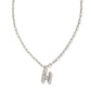 Kendra Scott Crystal Letter "H" Short Pendant Necklace.