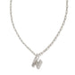 Kendra Scott Crystal Letter "N" Short Pendant Necklace.