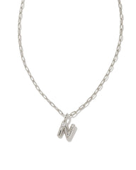 Kendra Scott Crystal Letter "N" Short Pendant Necklace.