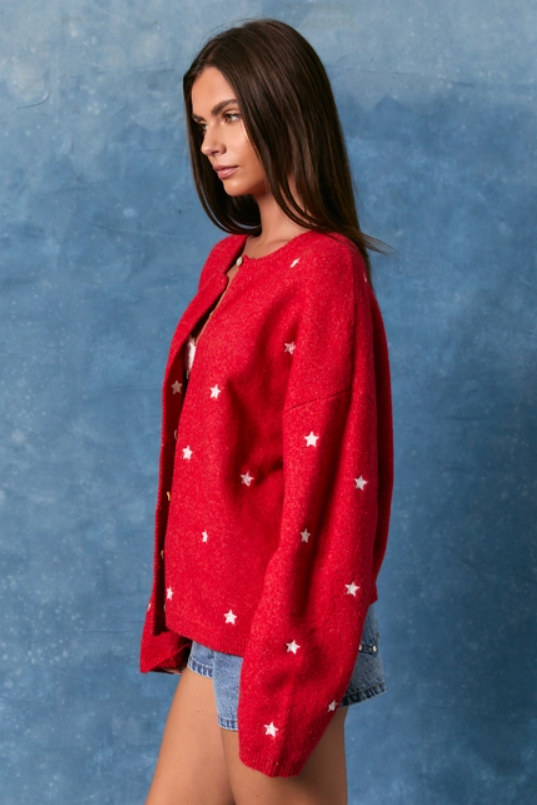 All American Star Cardigan