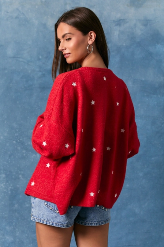 All American Star Cardigan