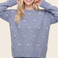 Bluebell Dotted Sweater