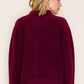 Bordeaux Sweater Knit Jacket