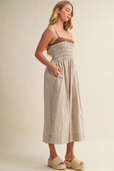 By The Coast Gingham Midi Dress