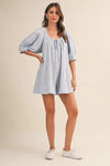 Cottage Lake Gingham Romper
