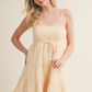 Golden Hour Smocked Mini Dress