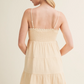 Golden Hour Smocked Mini Dress