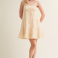 Golden Hour Smocked Mini Dress