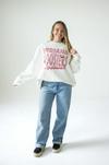 Indiana Vinton Vertical Oversized Fleece Crew