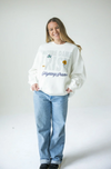 Notre Dame Vinton Vertical Oversized Fleece Crew