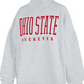 Ohio State Mockneck Oversized Fleece Crewneck