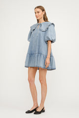 Blue jean Cecilie dress.