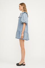 Blue jean Cecilie dress.