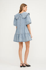 Blue jean Cecilie dress.