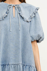 Blue jean Cecilie dress.