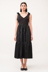 Black Sienna Dress in the color black.