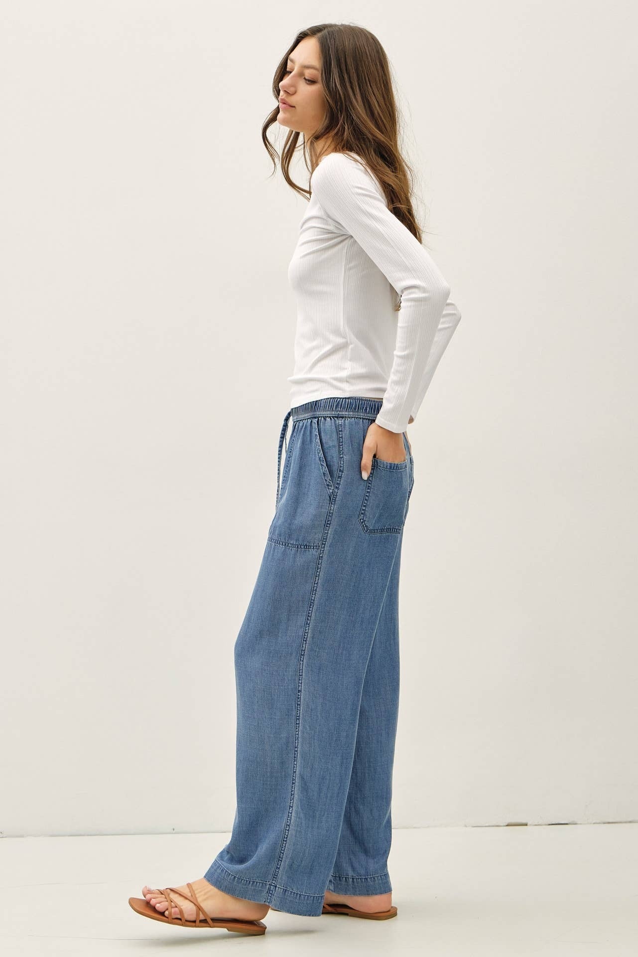 Daydream Tencel Wide Leg Pants