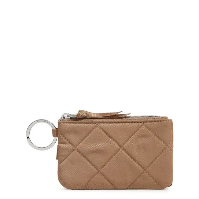 RFID Deluxe Zip ID Case Meadowlark Tan Front View