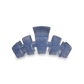 Denim Medium Clip Back View