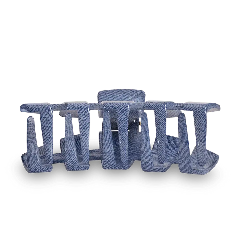 TELETIES Denim Large Clip Side View