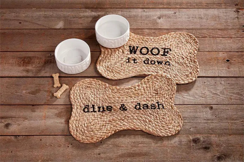 Dinner & Drinks Dog Bowl Set