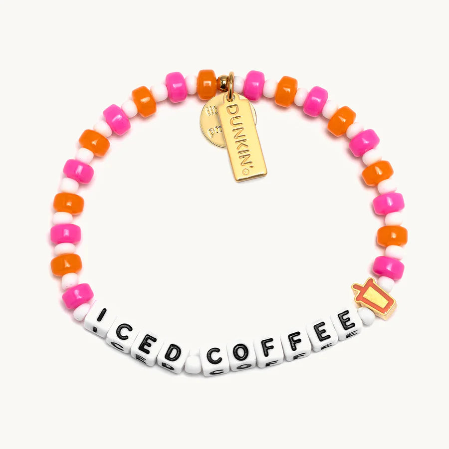 Little Words Project® Iced Coffee Dunkin® Bracelet in size S/M