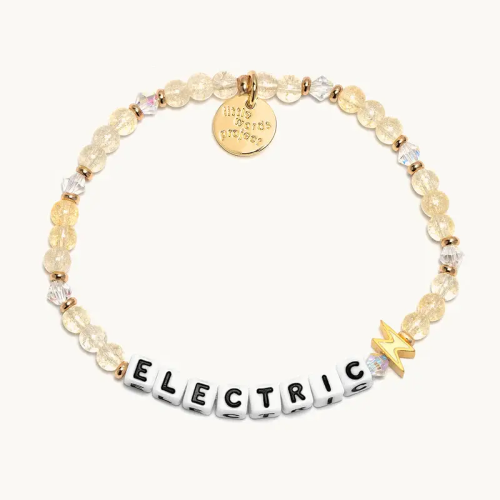 Bead bracelet from Little Words Project, Electric Lightning Bracelet.