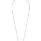Elisa Short Pendant Necklace Rhodium Azalea Illusion Chain View