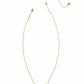 Elisa Color Burst Frame Short Pendant Necklace in Neon Pink - Kendra Scott