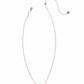 Elisa Color Burst Frame Short Pendant Necklace in Veined Aqua - Kendra Scott