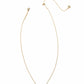 Elisa Color Burst Frame Short Pendant Necklace in Veined Violet - Kendra Scott