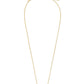 Elisa Short Pendant Necklace Gold Red Illusion Chain View