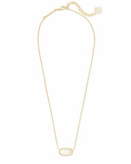 Elisa Gold - White Opal Necklace Chain View