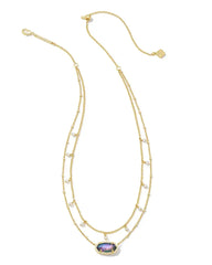 Elisa Pearl Multi Strand Necklace Chain View